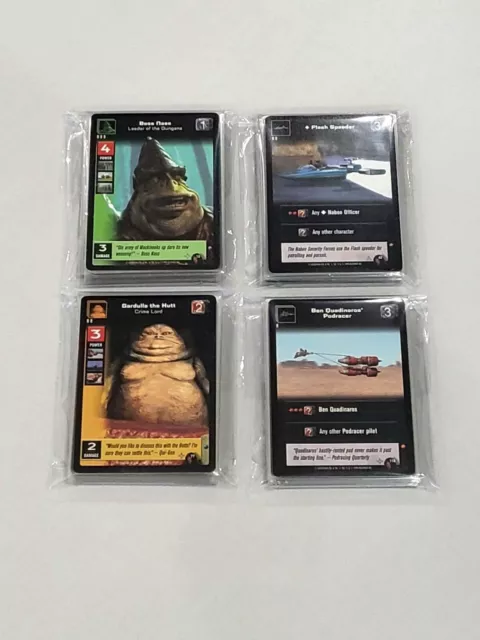 Star Wars Young Jedi CCG Menace of Darth Maul Cards Common and Uncommon Set 