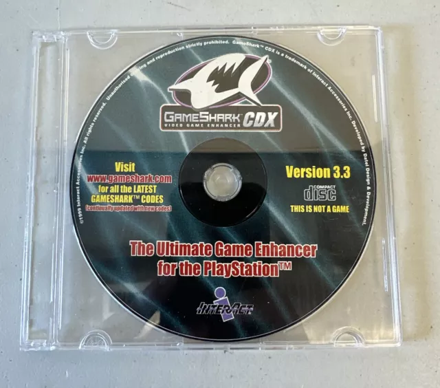 Gameshark Interact Game Shark Cartridge Only for (Sony Playstation 1) PS1 V  2.2