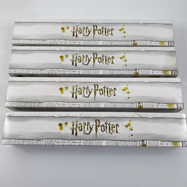 Lot Of 4 Harry Potter Wands 12” Magic Wand in Box Magical HP Toy Wizard Cosplay