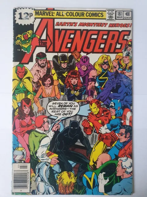 Avengers #181 Vol 1 1979  Marvel Comics 1st appearance Scott Lang 2nd ant-man