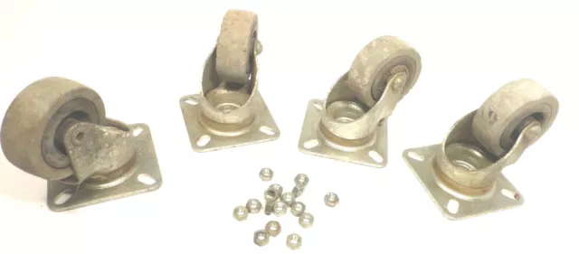 NSM PRESTIGE ES 160 ST  part:  SET OF 4 GOOD WHEELS & ATTACHING NUTS