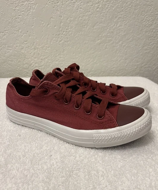 Converse CTAS Gooseberry Burgundy Ox Sneaker Style 142403F Men Size 7 Women 9