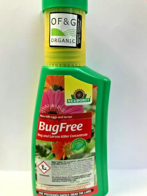 Neudorff BugFree Bug and Larvae Organic Killer Concentrate 250ml