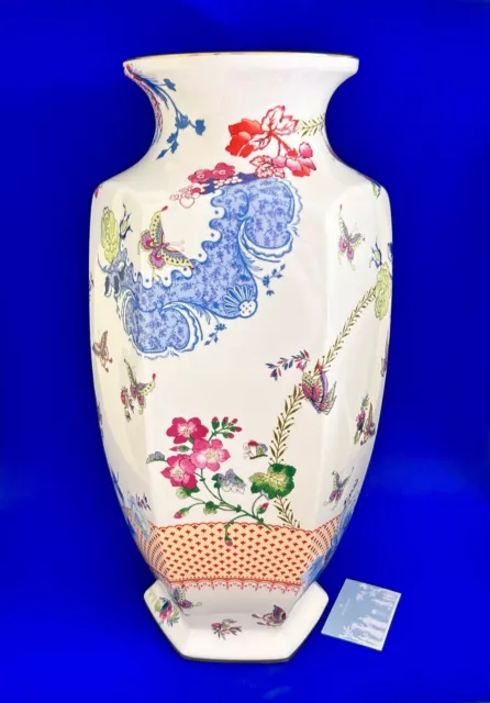 Huge Boxed Wedgwood Butterfly Bloom 49cm Expressive Vase Made In UK Rare 2