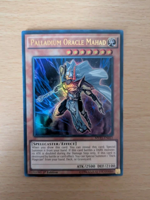 YU-GI-OH - PALLADIUM Oracle Mahad - MVP1 -EN053 - Ultra Rare - NM 4.59 -  PicClick UK