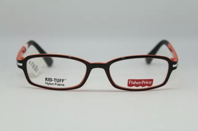 1 Unit New Fisher Price Black/Orange Eyeglass Frame 49-17-130 #110