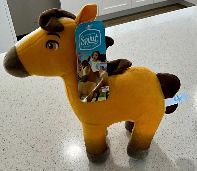 Spirit Riding Plush DREAMWORKS SPIRIT RIDING Free 10.5” Horse Plush 2022 Netflix - BNWT £5. ...