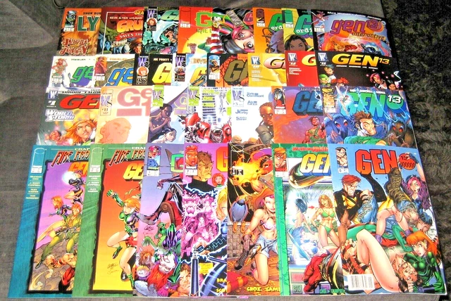 GEN 13 comic book (LOT OF 30) IMAGE, WILDSTORM, BOOTLEG, INTERACTIVE (B-217)