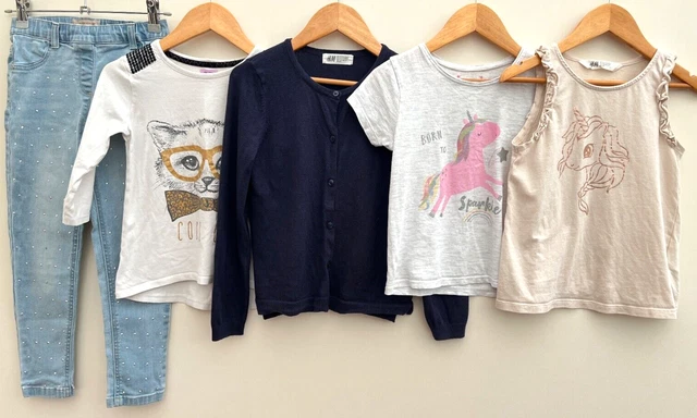 Girls Bundle Of Clothes Age 6-7 Next H&M F&F