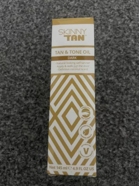 Skinny Tan  Tan & Tone Oil Dark 145ml. BRAND NEW