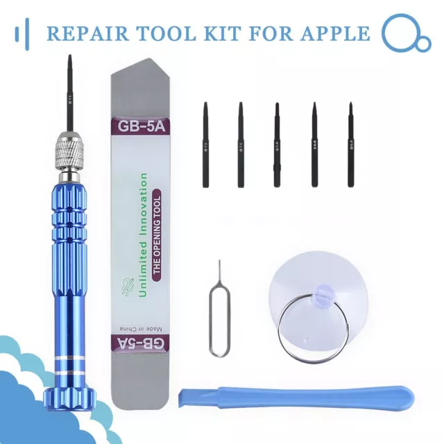 Mobile Phone Opening Tool Kit Screwdriver 10 in 1 set for Apple iPhone iPad iPod