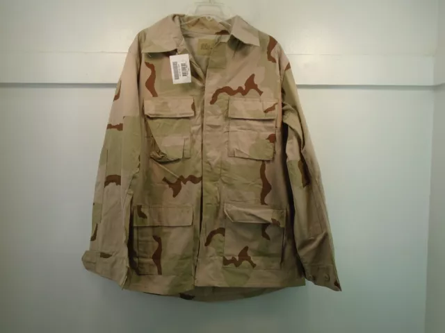 USGI US Military DCU Desert Combat Coat Shirt Camo Size Medium Long 1999 New E-7 USGI US Military DCU Desert Combat Coat Shirt Camo Size Medium Long 1999 New E-7