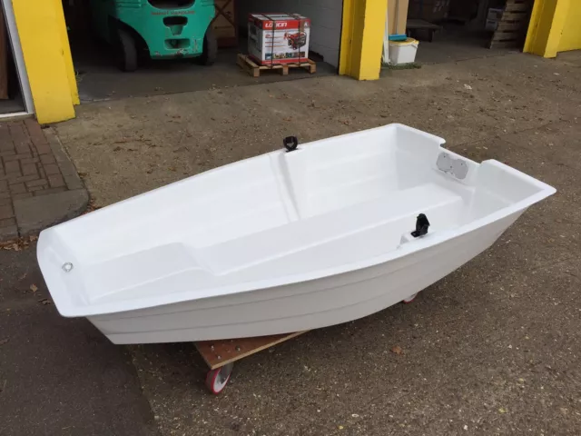 NEW Fibreglass Pram Dinghy Rowing Boat ONLY 2 m 6' 8" Row Motor Tender Pond