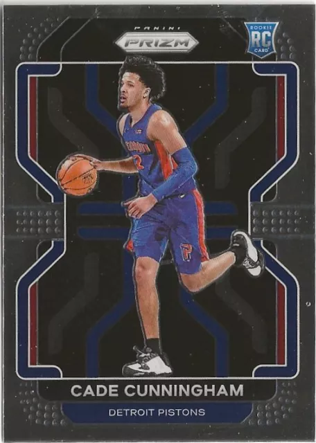 VW) 2021-22 Panini Prizm Cade Cunningham #282 Rookie Card RC Detroit Pistons