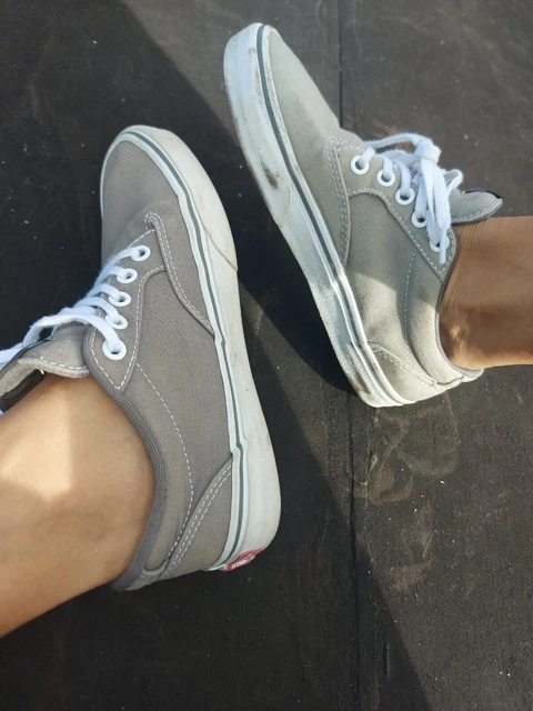 Vans grige cheap