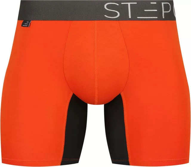 STEP ONE | Mens Bamboo Boxer Brief (Longer) | Anti Chafe, Moisture Wicking Under