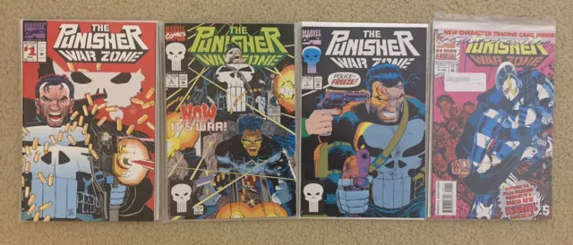 The Punisher War Zone lot 4 comics 1 6 7 annual 1 polybagged (1992 1st series)