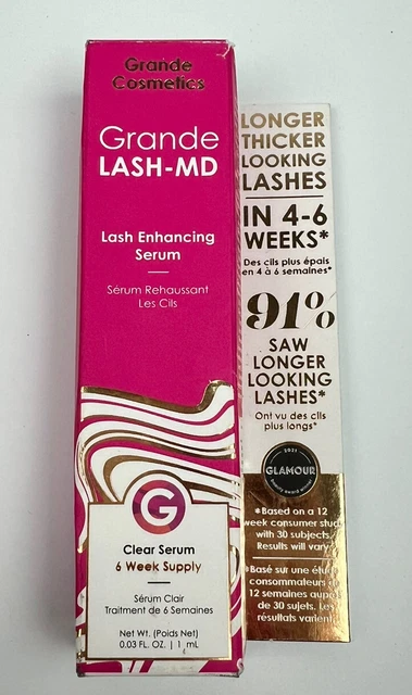 Suero mejorador de pestañas Grande Cosmetics Grande LASH-MD 1 ml sellado caducidad 10/23