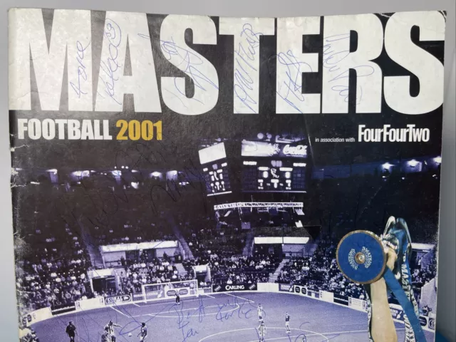 Programma Firmato - Masters Football 2001 Multi Firmato Fourfourtwo 2