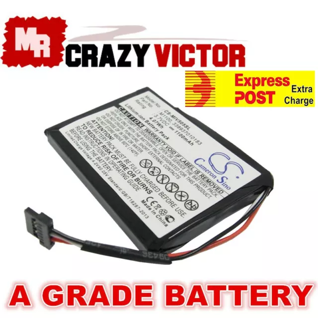 Replacement Battery for Navman MY80T MY85XLT MY500XT 338040000016