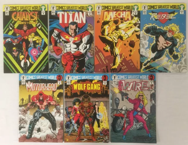 Comics' Greatest World Comic Lot of 7 Different Comics Dark Horse VF/NM 1993