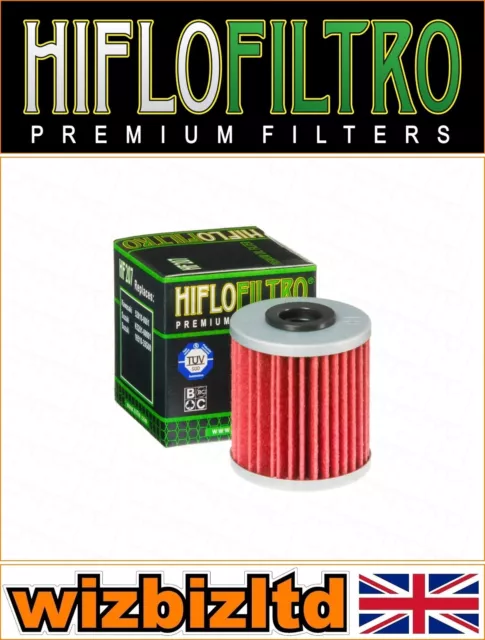 Suzuki FL125 SDW Address 2007-2010 [Hiflo Black Replacement Oil Filter] HF207