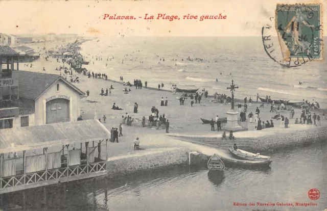 Cpa 34 Palavas La Plage Rive Gauche