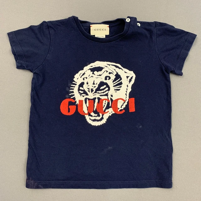 T-SHIRT Blu GUCCI - Taglia Bambini Età 2A/2 Anni - T-SHIRT - Maniche Corta