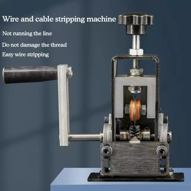 Manual Wire Stripping Machine Cable Scrap Recycle Alloy Steel Cables Good