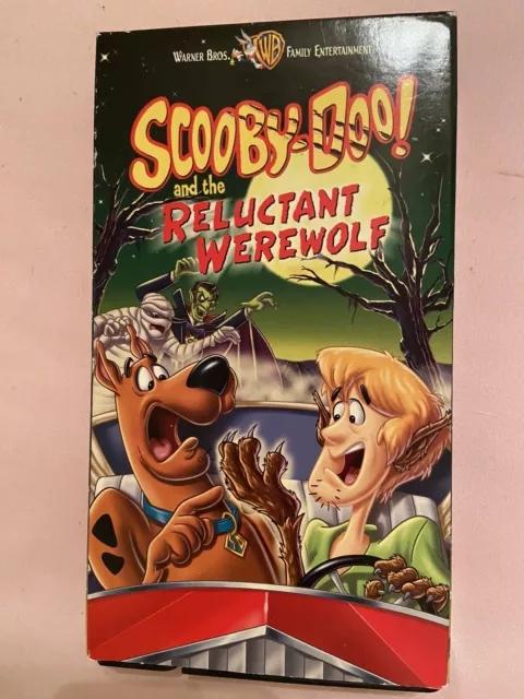 Scooby-Doo! And The Reluctant Werewolf VHS Animated Warner Home Video Slipcase
