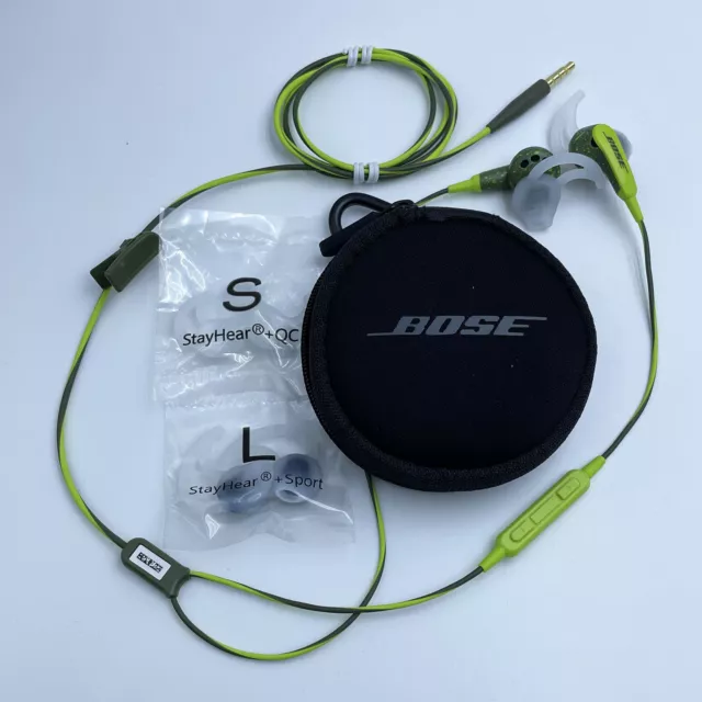 Bose SoundSport In-Ear Headphones 3.5mm Jack Wired Sports Earbuds Earphone Green