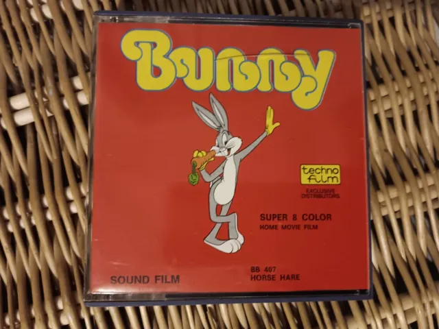 Super 8mm Bugs Bunny 200FT Colour Sound