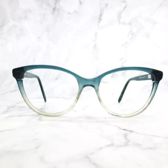 Calvin Klein CK21503 301 Eyeglasses Blue Cat Eye Full Rim Frames 52-16-140