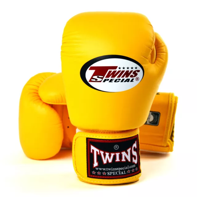 Twins Special BGVL3 Yellow Boxing Gloves Muay Thai MMA Kickboxing