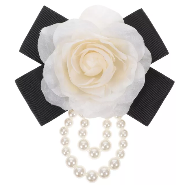 Ansteckblume Kamelien-Corsage Französische Brosche Hochzeit