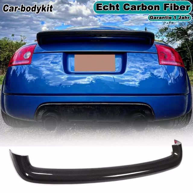 Carbon Heckspoiler Ansatz Passt für Audi TT 8N Spoiler Heckflügel Dachspoiler V6