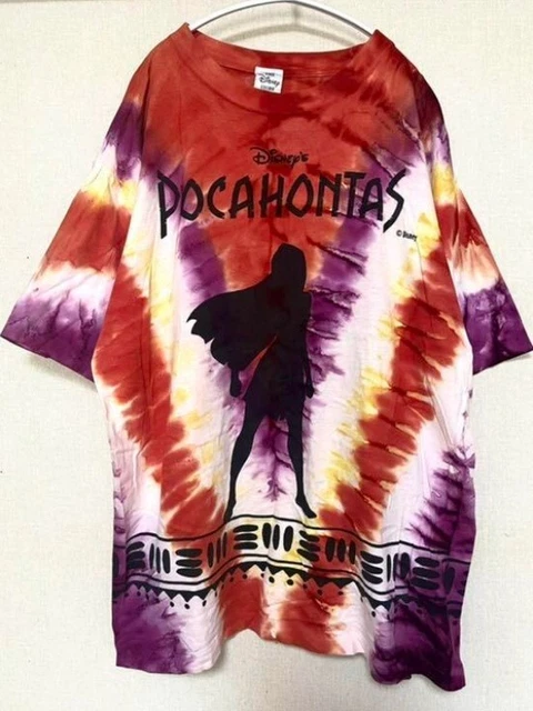 Vintage Walt Disney Pocahontas All Over Movie Promo T-Shirt XL Single Stitch