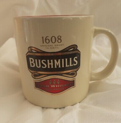 Large Bushmills The Original Irish Whiskey China Coffee ~ Tea Mug ~