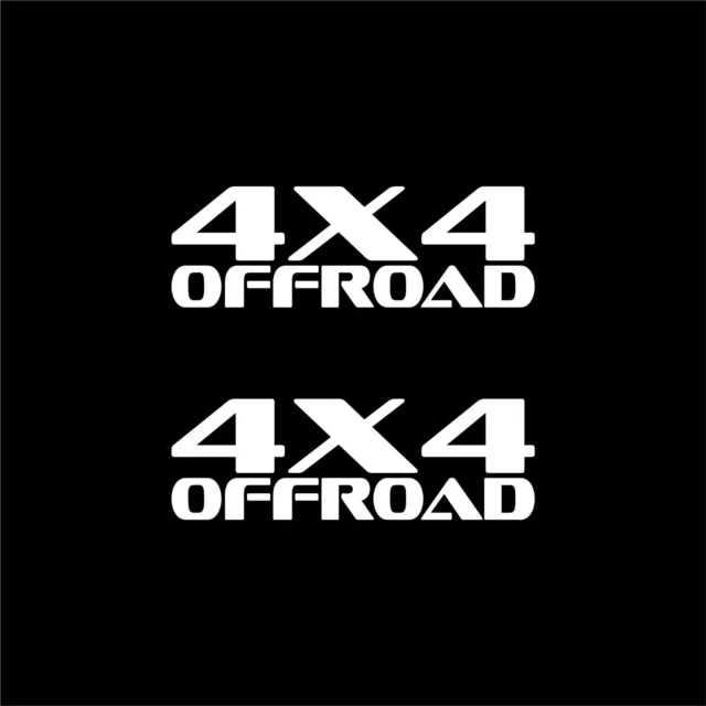 2 Stück Auto Aufkleber 4x4 Off road Truck Allrad tuning sticker