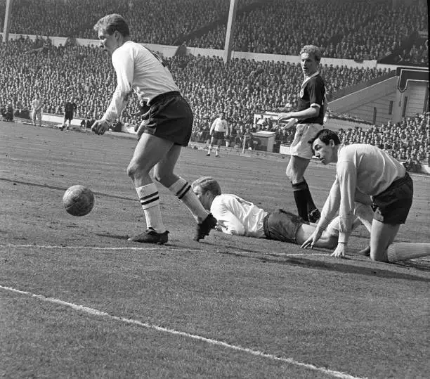 England Versus Scotland Home At Wembley Stadium 1963 Old Photo