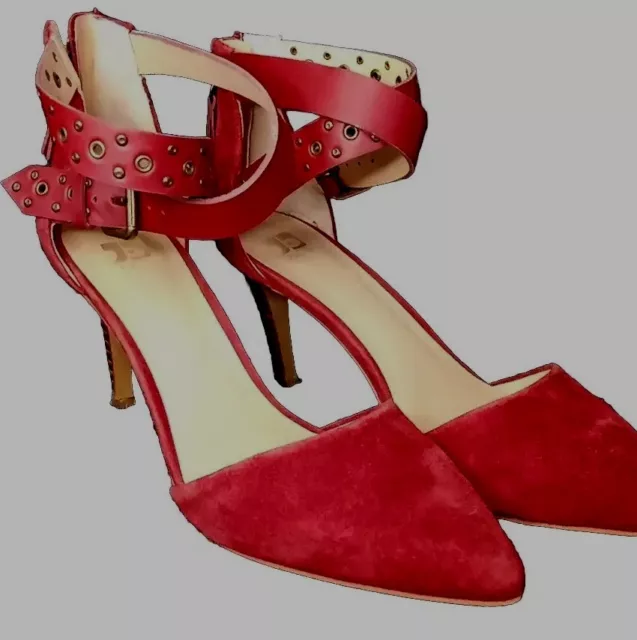 Joes Red Suede Heels