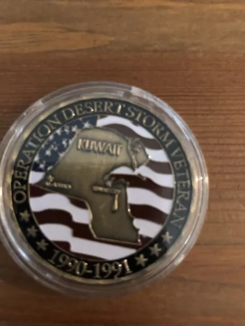 Operation Desert Storm Veteran Challenge Coin