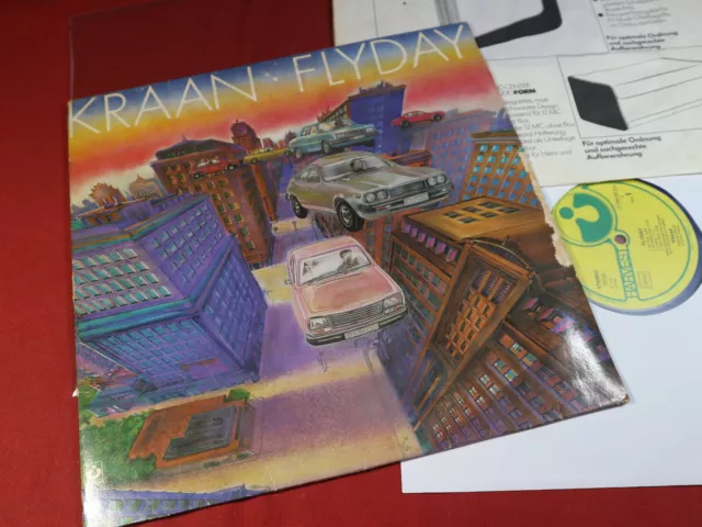 Kraan  FLYDAY  -  LP EMI Harvest 1C 064-45210 Germany 1978 blue vinyl sehr gut