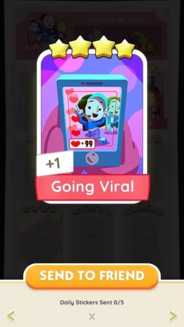 Going Viral 4 Star Monopoly Go 🌟