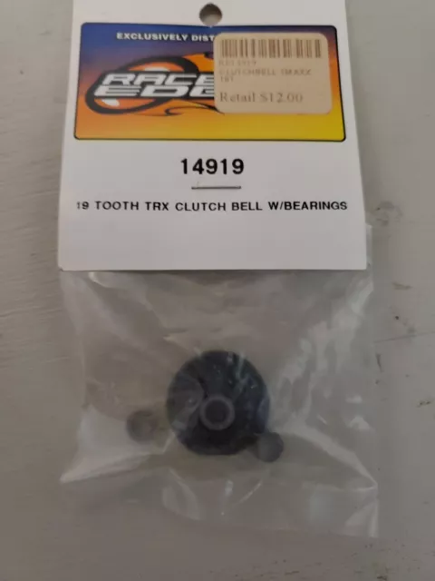 Racers Edge 14919 19t TRX Clutch Bell W/ Bearings T-Maxx Rustler Nitro Sport