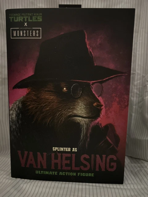 NECA Universal Monsters x Teenage Mutant Ninja Turtles Splinter as Van Helsing