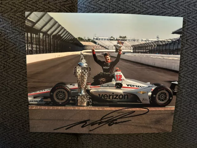 Will Power Indy 500 Signed 8 X 10 Photo Indianapolis Autographed 2018 Winner