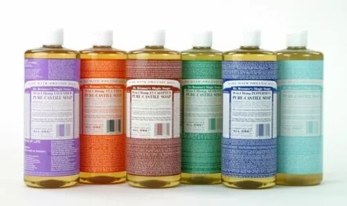 Dr.Bronners Organisch Flüssig Kastilien Seife Auswahl 237ml - Vegan