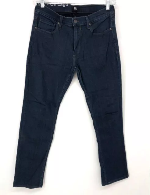 PAIGE 'Federal' Slim Straight Fit Blue Jeans - Size Men's 32