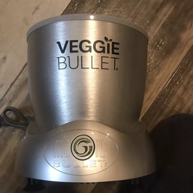 Veggie Bullet VB102 Spiralizer Magic Bullet Food Processor -No Blades -  Tested